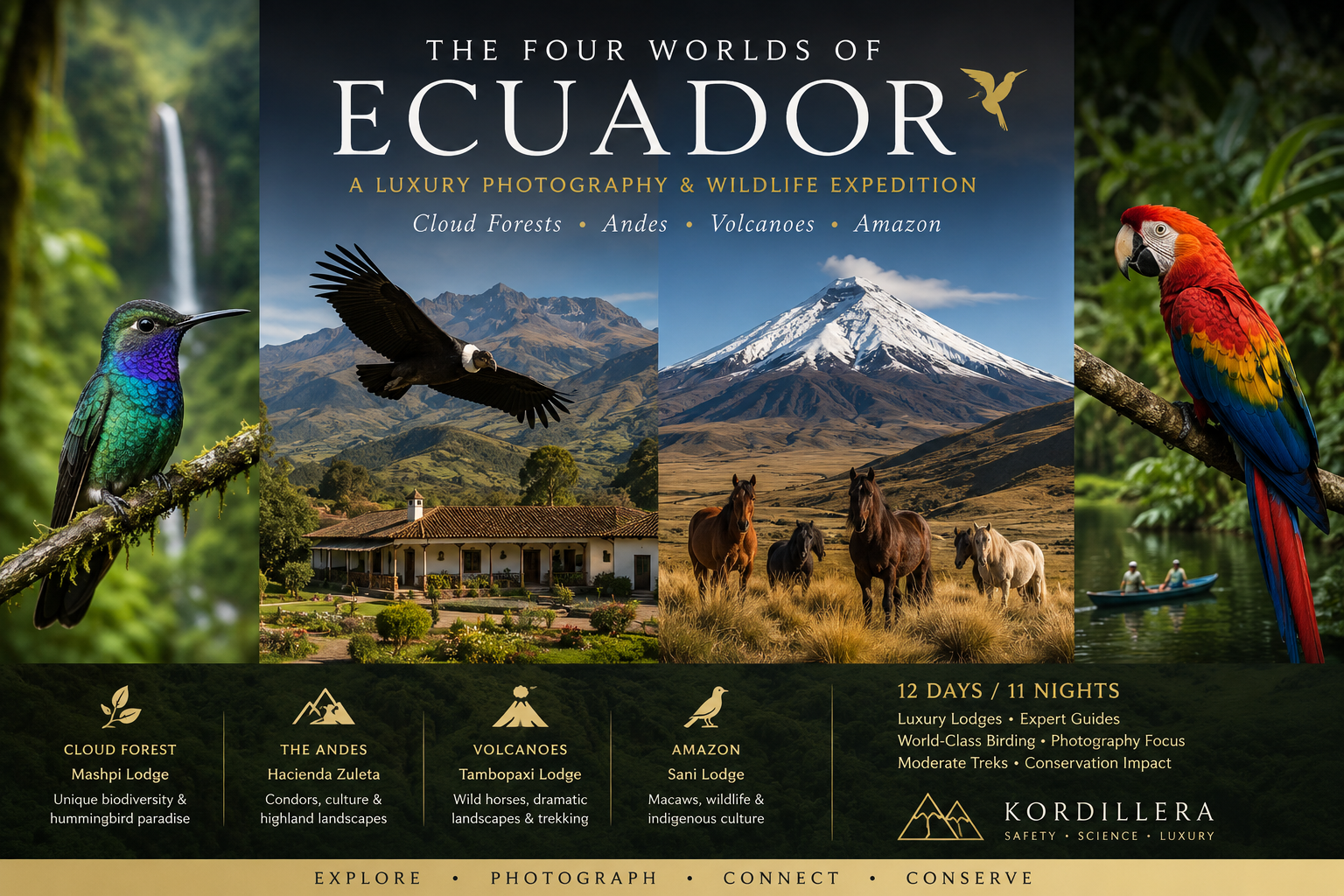 the four worlds of ecuador,