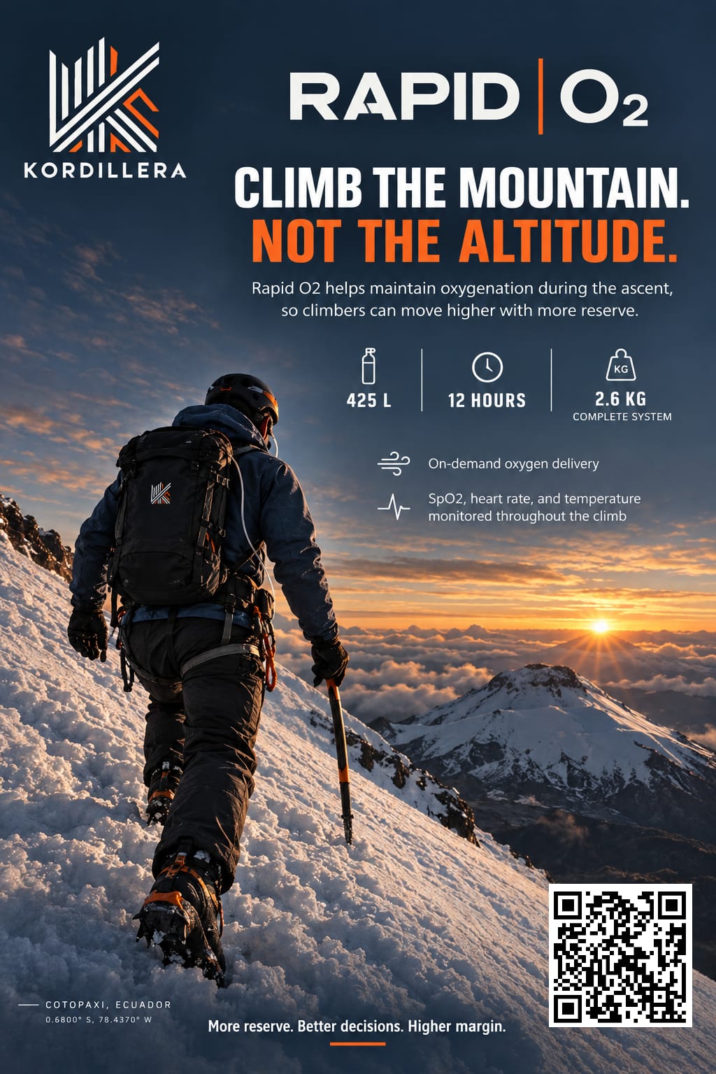 Climb the mountain. Not the altitude.